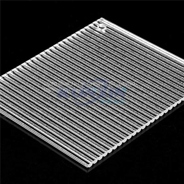 Clear Ribbed Acrylic Sheet JK-TWMS03 photo-2