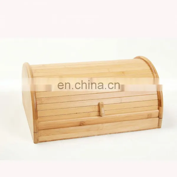 New Design High Quality Kitchen Polygon Bamboo Fiber Bread Storage Box photo-4