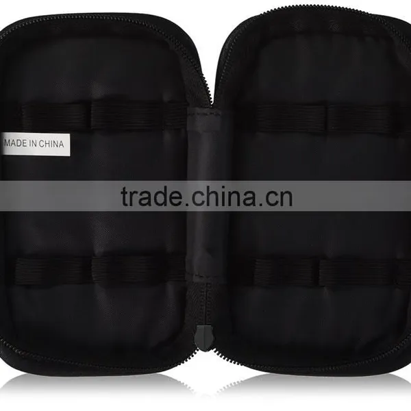 Black Essential Oil Portfolio Case,soft Leather Essential Carrying Case, High Quality OEM Essential Oil Carry Case Bag photo-3