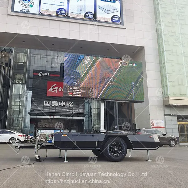 P5 LED Display Screen Mobile Billboard Trailer for Brand Advertising Release photo-2