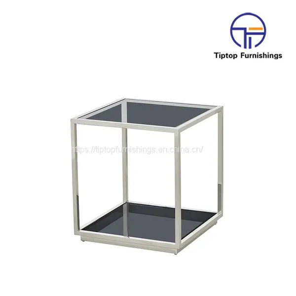 Interior Home Decoration Laptop Stainless Steel Different Tray MDF Center Table White Wood Coffee Table Sofa Side End Table photo-2