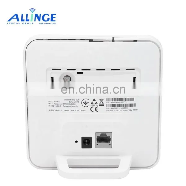 ALLINGE SDS1720 Brand New 4G B312-926 CPE WIFI 4G Wireless CPE Router Global Version Support VPN Multilanguage photo-2