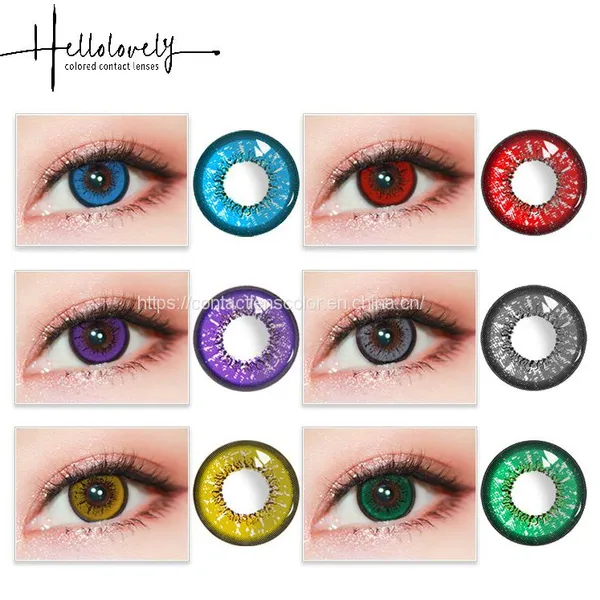 Natural Colored Contact Lenses  Circle Prescription Contact Lenses  Soft Eye Contact Lenses