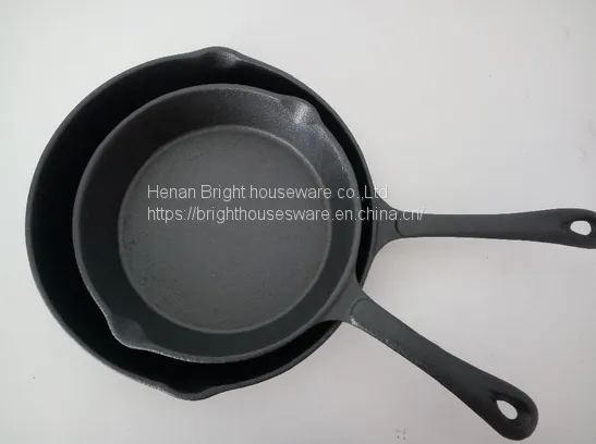 Hot Selling Cookware Kitchenware Non Stick Light Weight Cast Iron Frying Pan Set Cookware Pre-seasoned Wholesale Practical Cookware Set Cast Iron Frying Pan