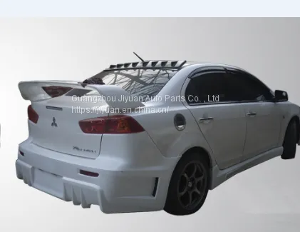 Внешний вид боевой версии Mitsubishi Wing God, передняя и задняя юбка бампера Wing God, модификация барьера защиты от столкновений Wing God