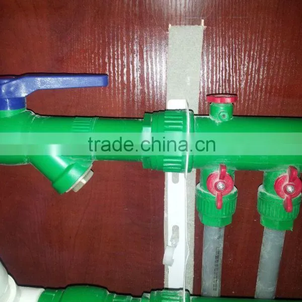 Plastic PPR Ball Valve With Filter photo-3