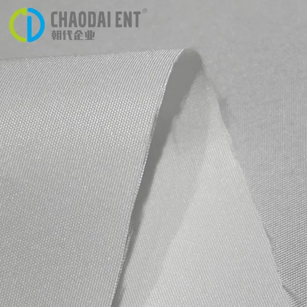 Certified by GRS 240T White Dyeing 100%RPET Recycled Polyester Pongee Fabric for Lining Fabric Hairdressing Bibs Umbrellas photo-3