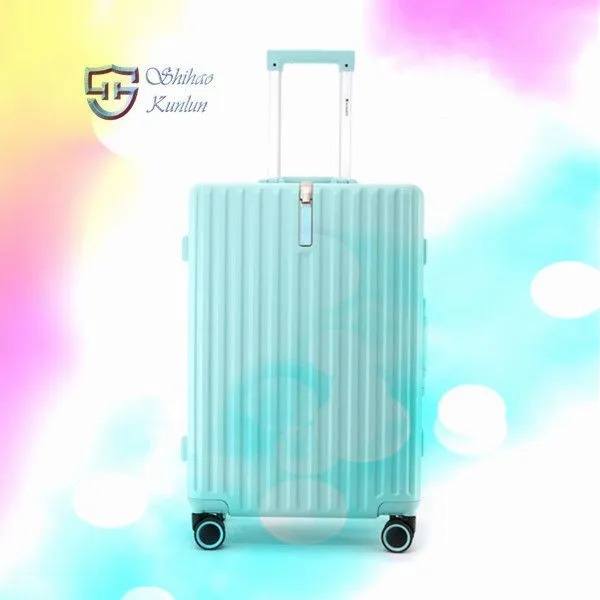 Luxury Metal Hard Shell Spinner Suitcase Travel Trolley Case PC Luggage With 360 Degree Wheels With Tsa Locks photo-2