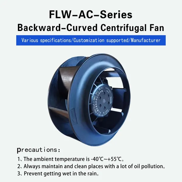 133FLW NMB Bearing Центробежный вентилятор для оптимального управления теплообменом AC 230V 400V