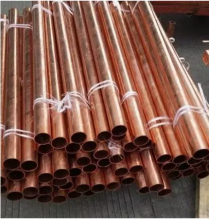 Seamless Copper Brass Coil Nickel Cuzn10 Cu70ni30 C22000 H90 Alloy Sheet Hard Brass Tube Straight Brass Pipe for Water/Refrigeration photo-2