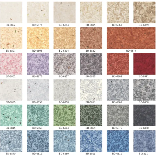 Wallgard and Mural Suitable 1mm and 1.5mm Thickness PVC Homogeneous Flooring Commercial and Residential Flooring photo-2