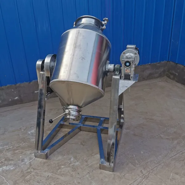 Double Cone Mixer Machine Herbs Spice Powder Mixer Dry Cassava Flour Mixer Machine photo-4