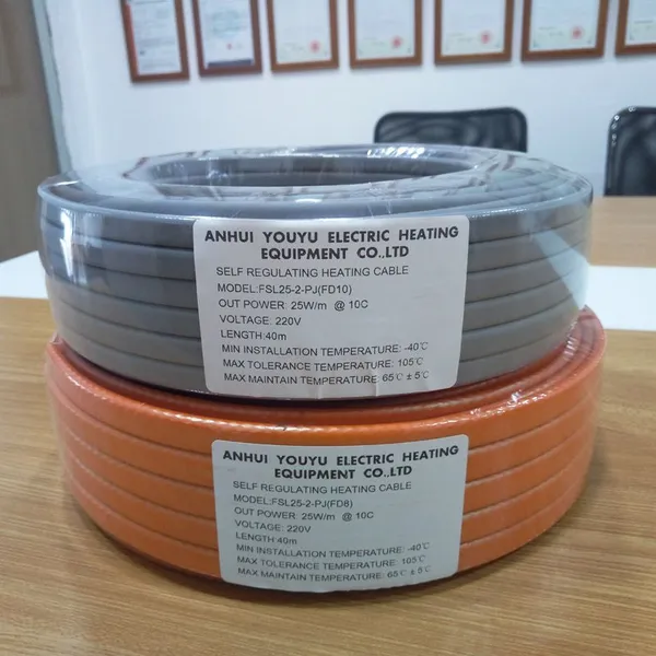 Ice Defrost Safety Anti-Explosion Self Regulating Heating Cable Eac Heat Tracing Cable Self-limited Heat Wire photo-6