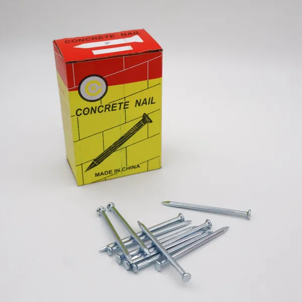 Carbon Steel Concrete Nails for Concrete Formwork and Framing