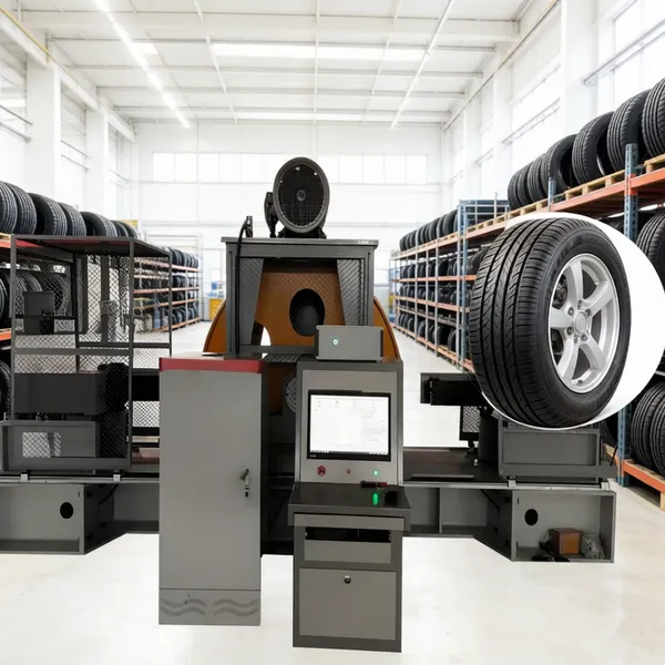 Versatile Tire Testing Machine Multi Type Tire Performance Evaluator for Solid Pneumatic Truck Tire Manufacturing Plants