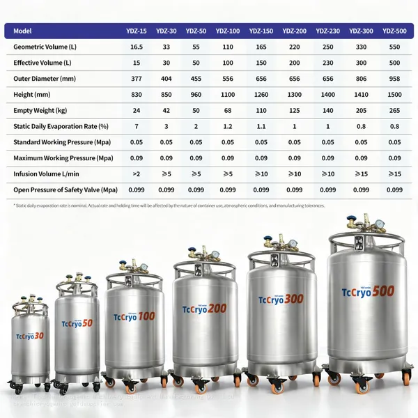 Dominica YDZ-230 Filling Liquid Nitrogen Tank TcCryo Liquid Nitrogen Dewar photo-5