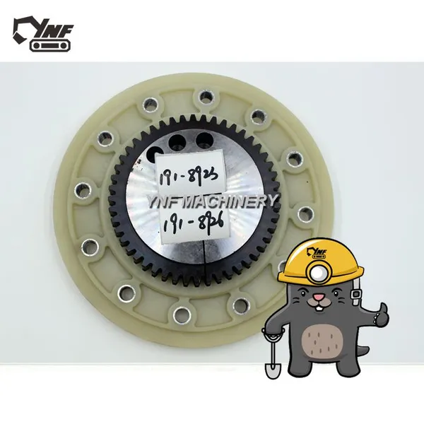 Flange Crankshaft Coupling Assembly of Excavator Pile Parts 1918923 191-8923 Used for Flywheel Nylon Online Support 6 Months YNF