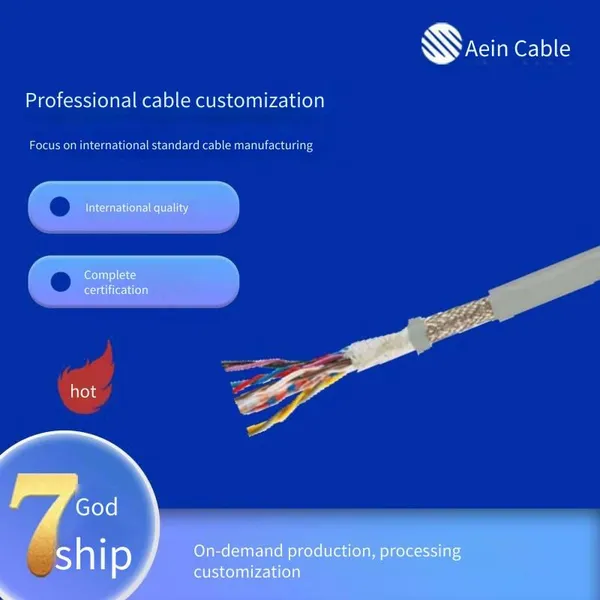 Ac-flex903 -40+90℃ 300/500v Twisted Pair Shielded Drag Chain Cable (10 Million Times)