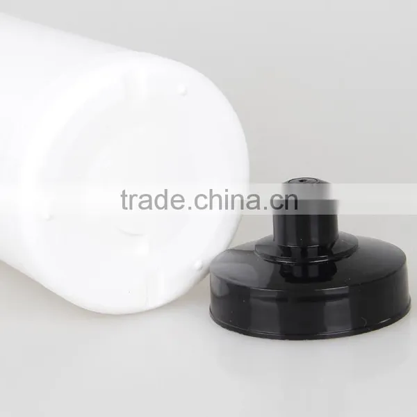 SPORTS BOTTLE /WHITE SPORTS BOTTLE BOTTLE WITH BLACK CAP photo-3