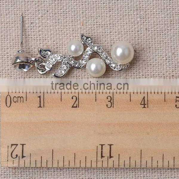 Latest Boutique Jewelry Sets For Women Alloy Pearl Bridal Jewelry Set Wholesale photo-2