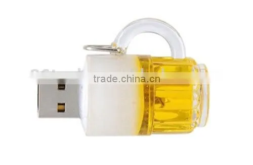 Acrylic Usb Pendriver Beer Cup Usb Flash Drive 4gb photo-2