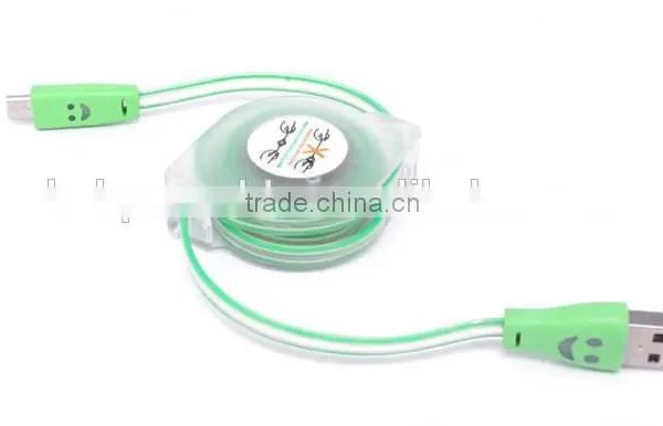 6ft 5 Pin Micro LED Light USB Charging Cable photo-2