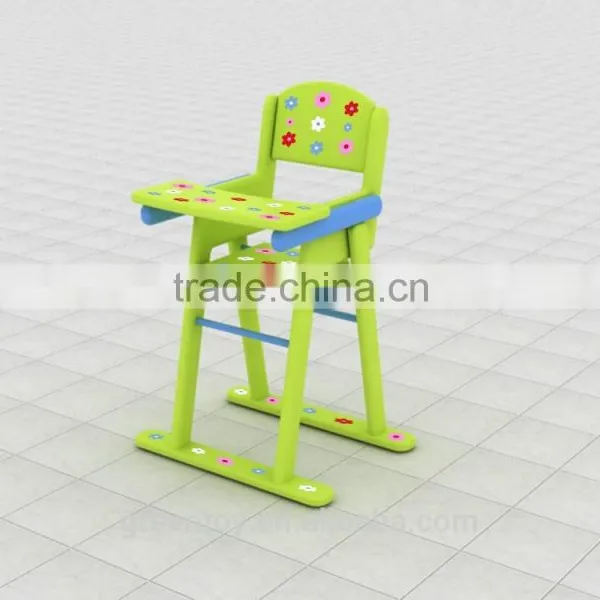 Colorful Home Furniture Wooden Baby Dinning Chair
