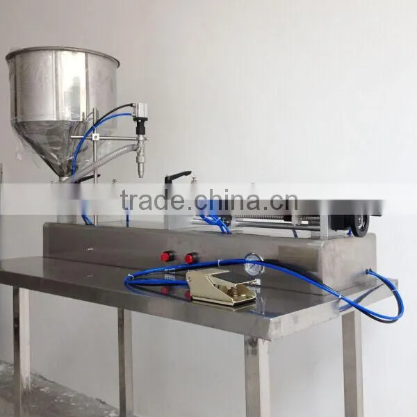 plastic bottle filling machine for body lotion,shower gel,shampoo