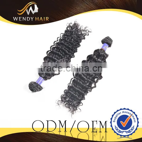 Natural Black Color Afro Curly Remy Malaysian Human Hair Extension photo-2