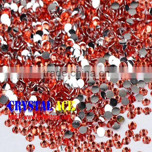 30,000pcs a Bag 5mm Epoxy Crystal Non Hot Fix Flat Back Rhinestones China Factory Price photo-2