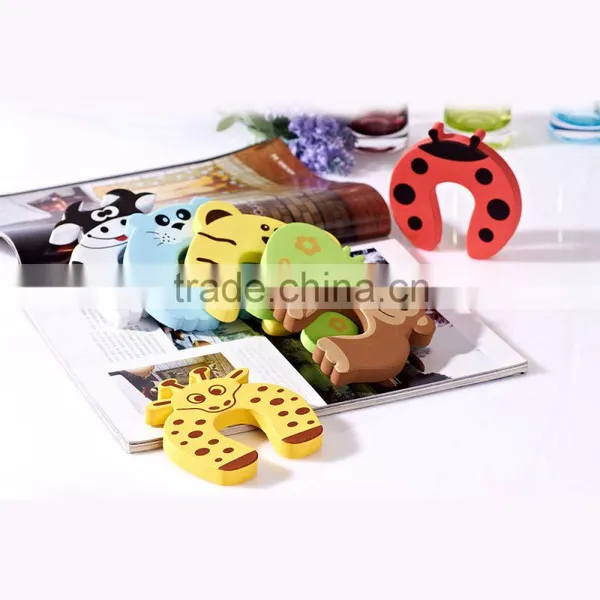 Cute Cartoon Child Safety Gate Card / EVA Door Stopper(Baby Blue) photo-3