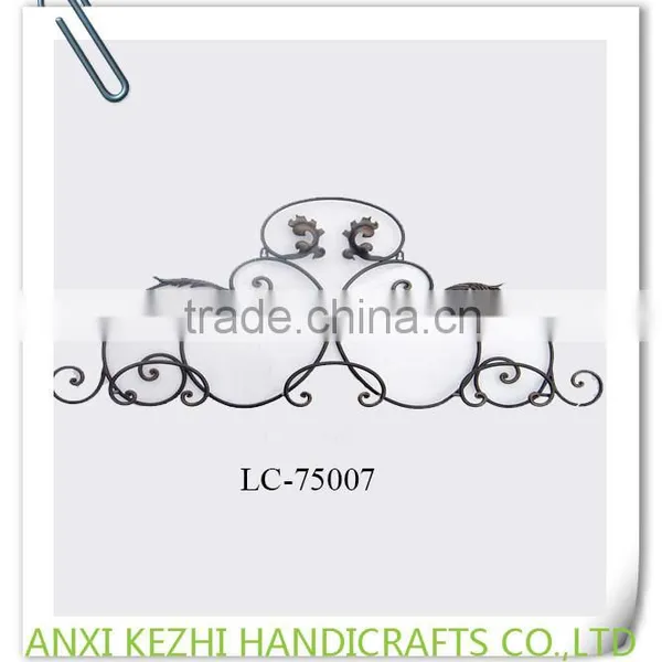 LC-77479 Antique Wrought Iron 3 Tiers Wall Mounted Dish Holder/Rack Quality Choice photo-3