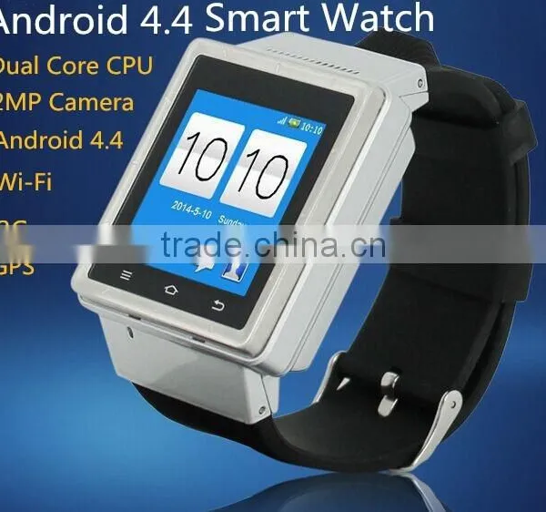 Android 4.4 Smart Watch With 1.54 Inch Screen, Dual Core CPU, 3G, Wi-Fi, GPS