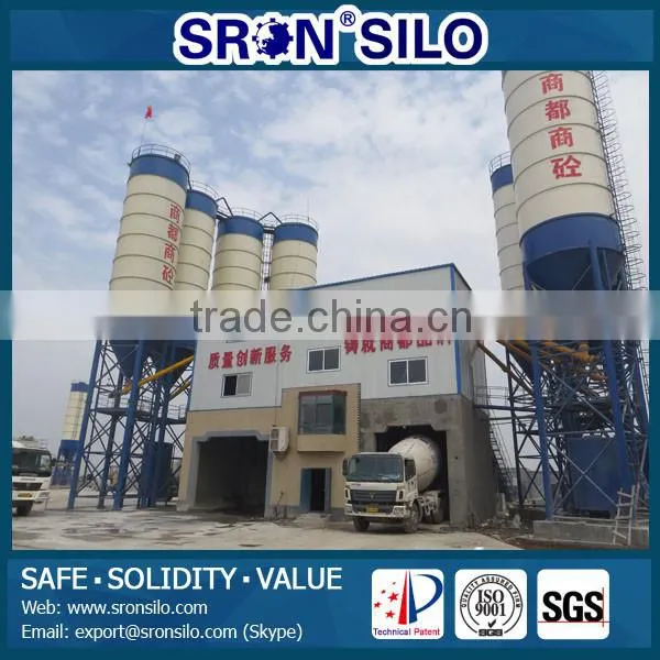 SRON Economical Low Cost Welded Whole 50t Mobile Cement Silo photo-2