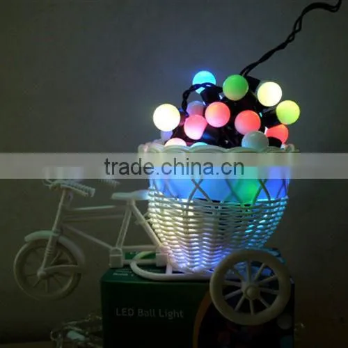 US Plug 10M/100LED Miniature Round Ball Fairy Globe Lights Outdoor Fairy Xmas Deco Lights photo-4