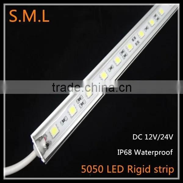 High Brightness SMD5050 Led Rigid Bar/ Waterproof Aluminum Led Strip WithSMD5050 Led/ Led Strip Waterproof photo-2