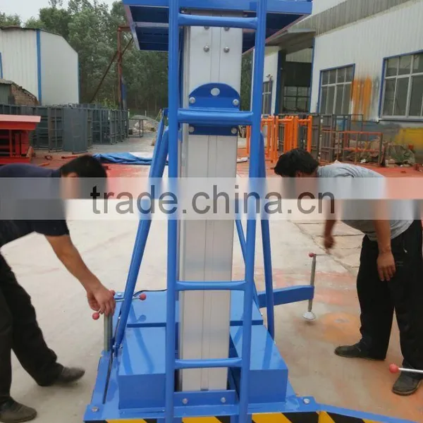 Double Mast Hydraulic Construction Folding Work Platform photo-3