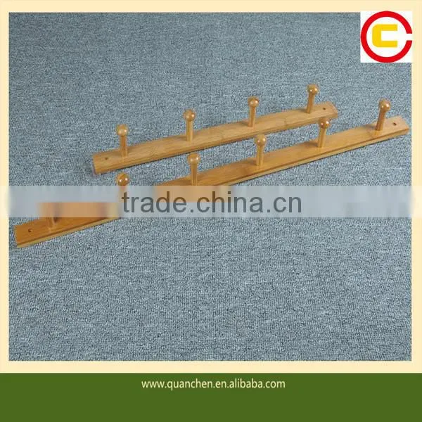Simple Natural Bamboo Coat Hook