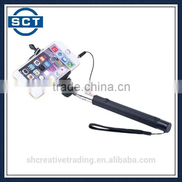 Foldable Selfie Stick Monopod Cable Take Pole Monopod Selfie Stick Extendable Monopod With Cable photo-4