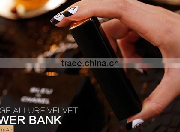 Gift Promotional Famous Brand Perfume OEM Mini Lipstick Mobile Phone Cell Phone 3000mAh Power Bank photo-5