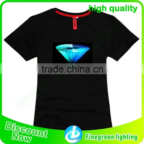 Sound and Music Activated el t Shirt photo-2