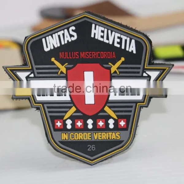 Custom Logo 3D PVC Rubber Patch PVC Patch / Heat Transfer Silicon Label photo-2