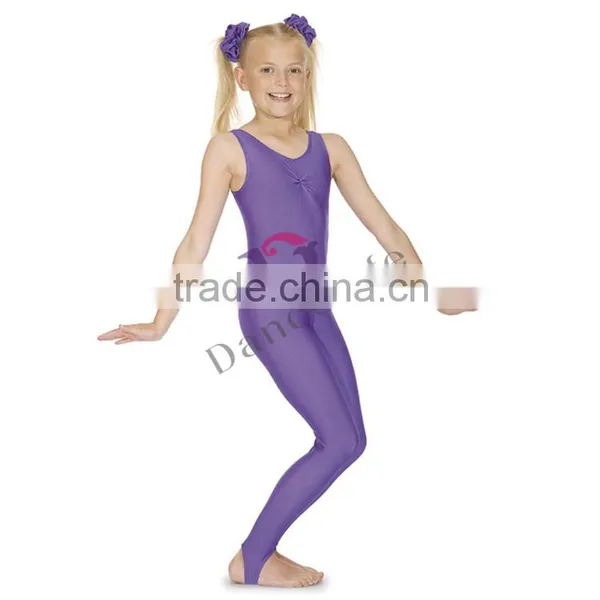 C2617Girl Stirrup Tank Ballet Dance Unitard Kids Gymnastic Unitard Spandex Unitard Costumes Ballet Unitards for Sale Dancewear photo-2