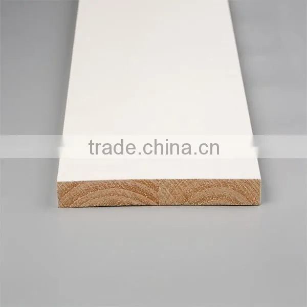 Finger Joint Primed Wooden Moulding for Corner photo-2