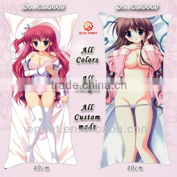 Hot Japanese Sex Anime Girl Custom Made Printed Dakimakura Pillows photo-6
