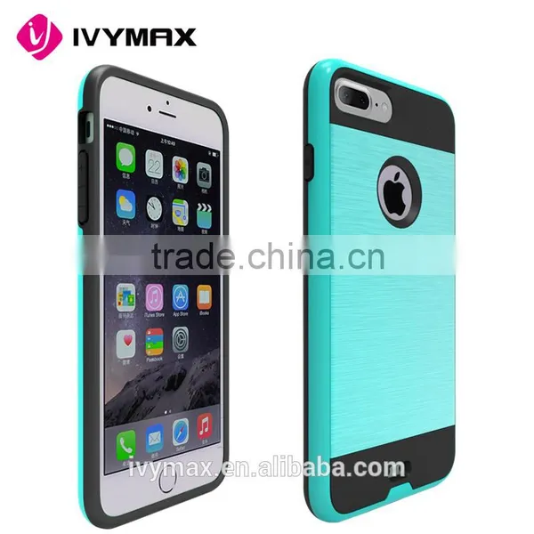 IVYMAX Big Dicount Durable pc Tpu Material Slim Armor Mobile Phone Case for Apple Compatible Brand for Iphone 7 Plus photo-2