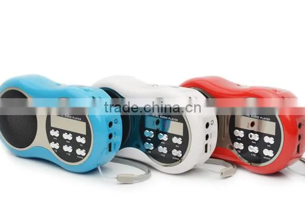 Robot-168 Portable Card Speaker, Speaker With TF/Micro SD Card/USB Disks,fm Radio photo-4