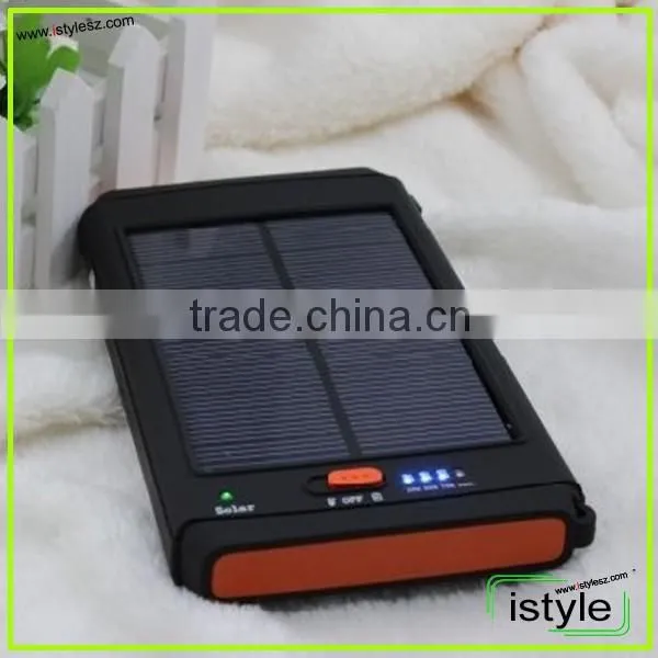 LED Function Long Lasting Solar Power Bank for Laptop