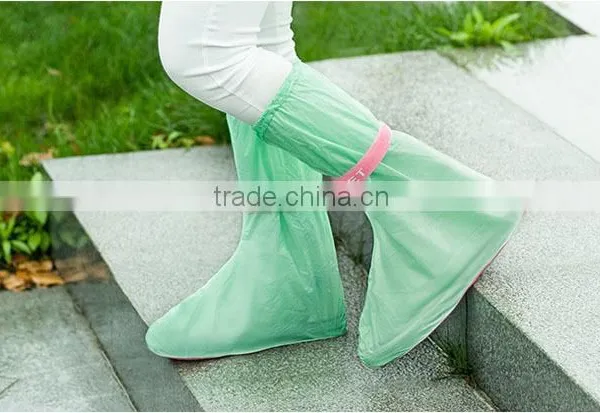 Disposable PVC Waterproof and Nonslip Rain Shoe Cover photo-4
