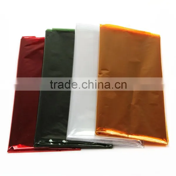 Plastic Film Roll Transparent Cellophane Paper Metallized Bopp Film photo-2